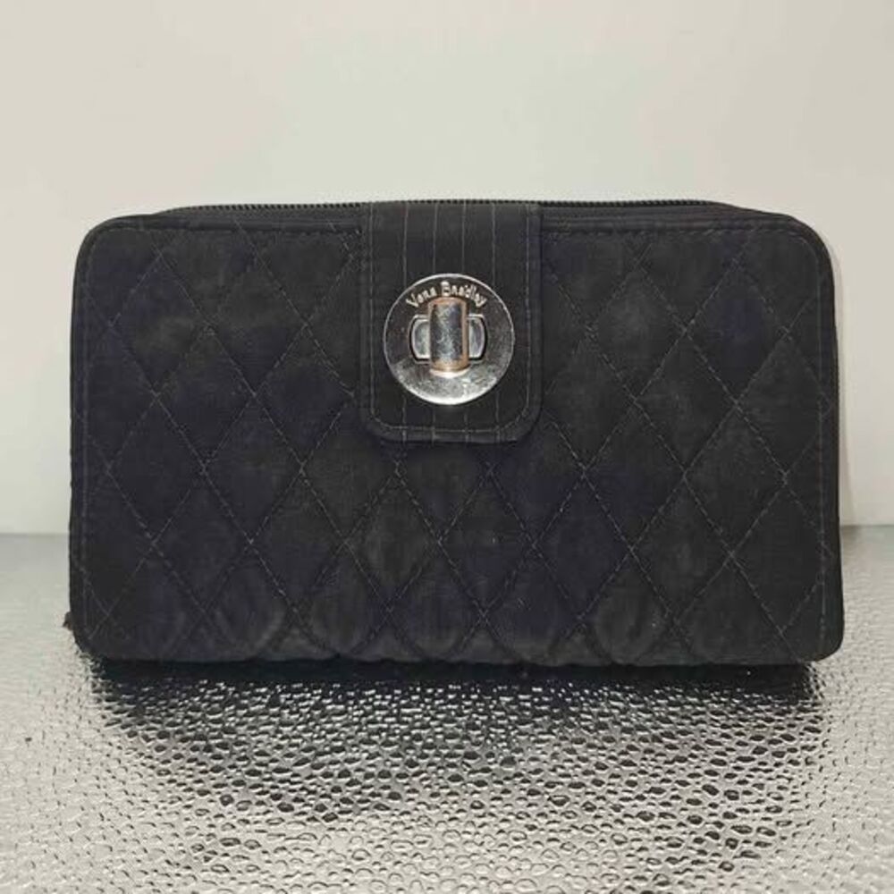 Vera Bradley Black Quilted Wallet
